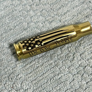 We The People Flag 308 WIN Engraved Brass 5 Pcs