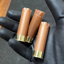 Load image into Gallery viewer, 8 Blank Rose Gold Shotgun Shells 12 Gauge No Markings On Hulls Shotshells DIY Boutonniere Wedding Crafts