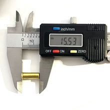 Load image into Gallery viewer, 22 Caliber Empty Brass Shells Used Bullet Casings Once Fired Polished 15 Pcs