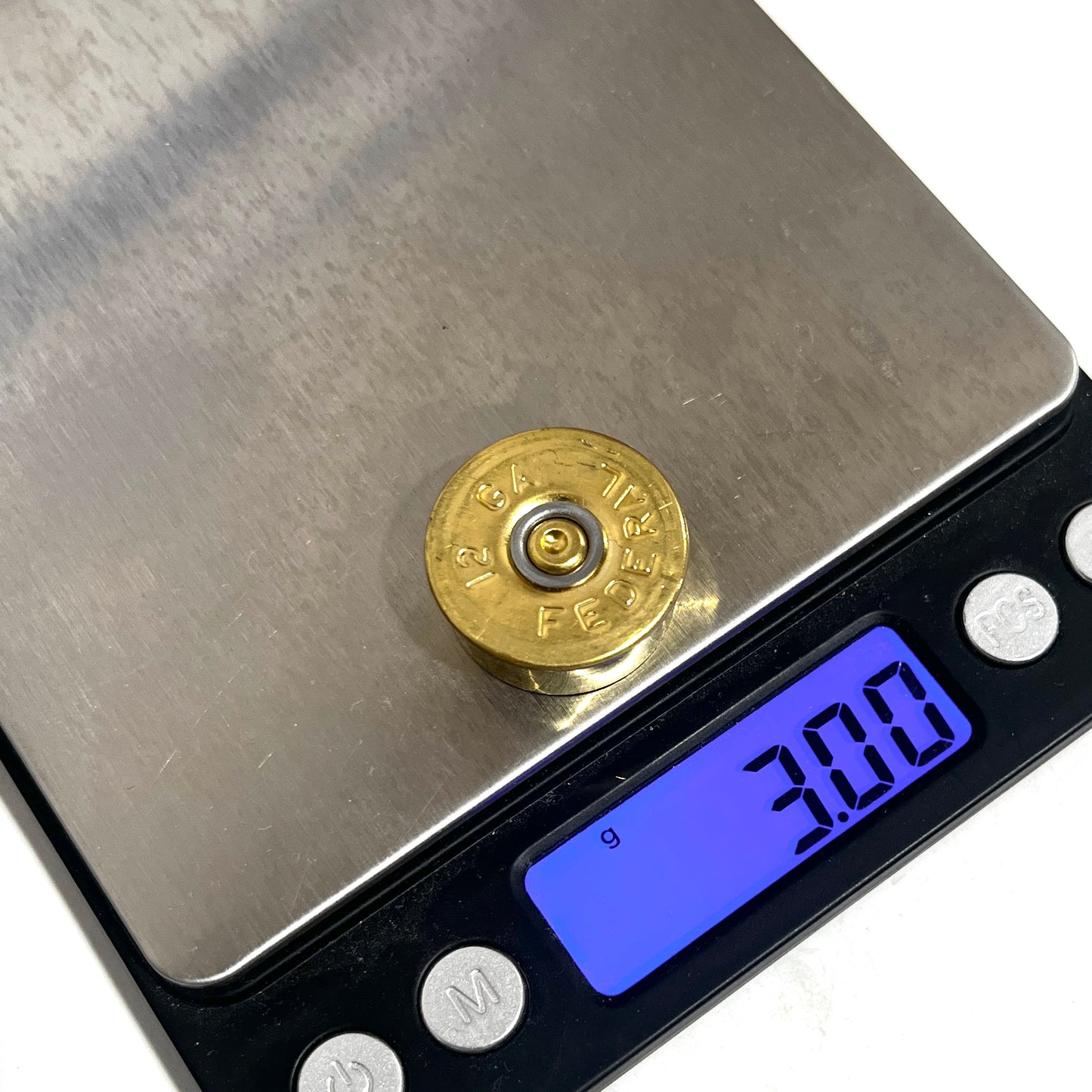 Lightweight Headstamps Gold Federal 12 Gauge Brass Bottoms 50 Pcs - FREE SHIPPING
