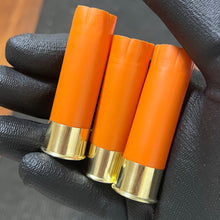 Load image into Gallery viewer, Blank Fiocchi Orange Shotgun Shells For Wedding Boutonnieres
