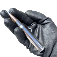 Load and play video in Gallery viewer, 50 Cal BMG Nickel Dummy Round With Professional Match Grade Bullet