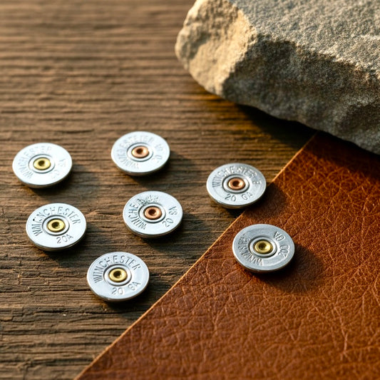Winchester 20 gauge slices various primer
colors.