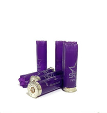 Load and play video in Gallery viewer, Once Fired 12GA Hulls Purple 12 Gauge 2 3/4 Inch