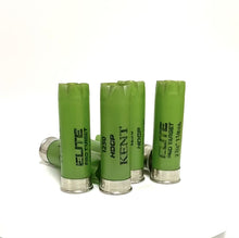 Load and play video in Gallery viewer, Lime Green Shotgun Shells 12 Gauge Hulls Spent Shotshells Fired Used Casings DIY Boutonniere Crafts 10 Pcs - Free Shipping
