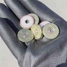 Load and play video in Gallery viewer, Winchester 12 Gauge Shotgun Shell Gold Slices