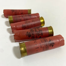Load image into Gallery viewer, Vintage Winchester Horse And Rider Empty Red Shotgun Shells 12 Gauge Shot Gun Hulls Empty Cartridges Spent Shotshells Casings Ammo Craft