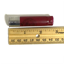Load image into Gallery viewer, Size Dimensions Shotgun Shells Dark Red 28 Gauge