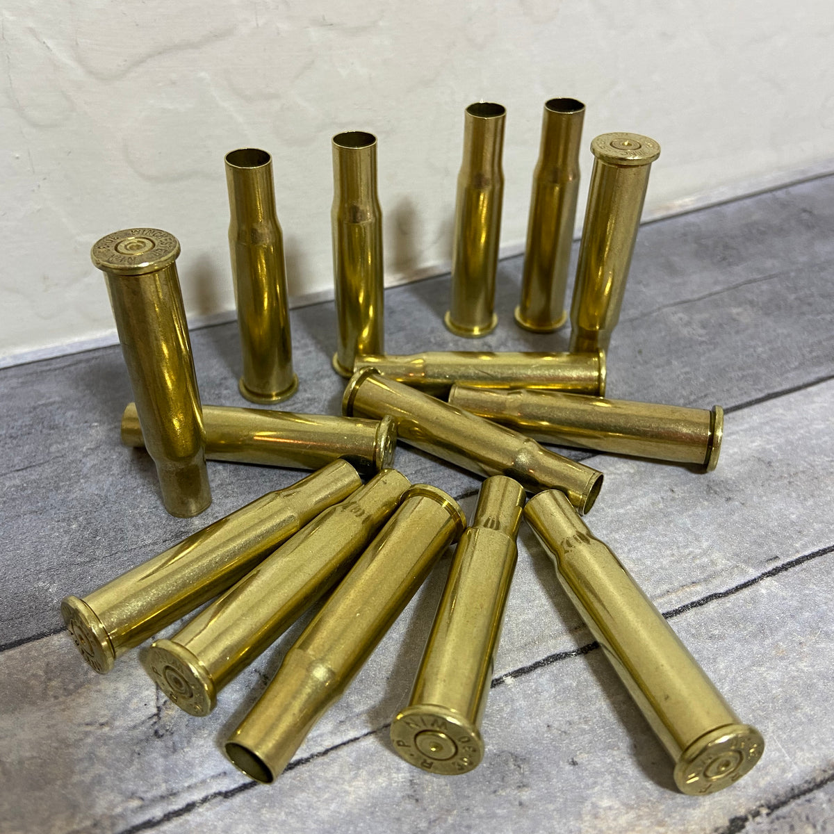 Spent 30.06 bullet casings stock image. Image of brass - 211304217