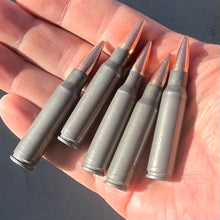 Load image into Gallery viewer, Dummy Steel 308 Rifle Ammunition
