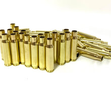 Load image into Gallery viewer, 308 WIN Brass Shells Bullet Casings Empty Spent Ammo Cleaned Hand Polished Used 7.62x51 DIY Bullet Jewelry Steampunk Bullet Necklace 5 Pcs