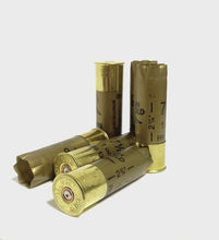 Load and play video in Gallery viewer, Gold Bornaghi Shotgun Shells Empty Hulls Used Fired Spent Cartridges 12GA Casings