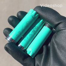 Load and play video in Gallery viewer, Remington Cure Light Blue Teal Shotgun Shells Empty 12 Gauge