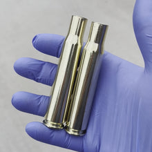 Load and play video in Gallery viewer, 50 Caliber Barrett Bullet Casings BMG Hand Polished Fired Brass Empty Shells Used Spent Bullet Casings Ammo Cleaned Qty 3 | FREE SHIPPING