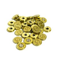 Load image into Gallery viewer, 9MM Thin Cut Bullet Slices Polished Brass