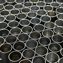 Load image into Gallery viewer, 9MM Nickel Empty Brass Shells Used Bullet Casings 9X19 Luger Fired Spent Pistol Ammo Cleaned Polished DIY Bullet Jewelry Ammo Crafts 100 Pieces | FREE SHIPPING