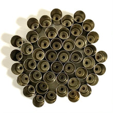 Load image into Gallery viewer, 9MM Nickel Brass Shells Used Bullet Casings 9X19 Luger Fired Spent Pistol Ammo Cleaned Polished 15 Pieces | FREE SHIPPING