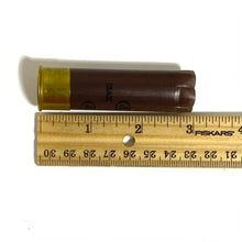 Load image into Gallery viewer, Brown Empty 12 Gauge Shotgun Shells Used 12GA Casings Fired Hulls Spent Cartridges Fiocchi 10 Pcs
