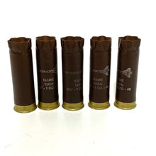 Load image into Gallery viewer, 12 Gauge Concorde Game Made In Hungary Brown Shotgun Shells Used 12GA Hulls 5 Pcs