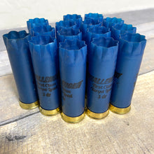 Load image into Gallery viewer, Electric Blue Shotgun Shells 12 Gauge Hulls Fired Spent Casings Diy Boutonnieres