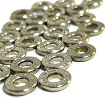 Load image into Gallery viewer, Deprimed Nickel Plated Bullet Slices 9MM