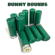 Load image into Gallery viewer, 12 Gauge Green Dummy Ammo Rounds Shotgun Shells