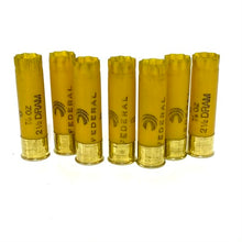 Load image into Gallery viewer, Federal Yellow Shotgun Shells 20 Gauge High Brass Hulls Empty Used Fired 20GA Spent Shot Gun Cartridges Qty 120 Pcs FREE SHIPPING