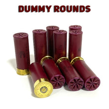 Load image into Gallery viewer, 12 Gauge Red Dummy Ammo Rounds Shotgun Shells
