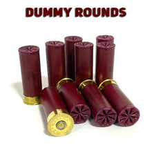 Load image into Gallery viewer, 12 Gauge Red Dummy Ammo Rounds Shotgun Shells