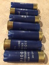 Load image into Gallery viewer, Navy Blue Fiocchi Empty Shotgun Shells 12 Gauge Dark Blue Used Hulls Shotshells 12GA Shot Gun Casings DIY Ammo Crafts 10 Pcs | Free Shipping