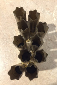 Gold Bornaghi Shotgun Shells Empty Hulls Used Fired Spent 12GA Casings 