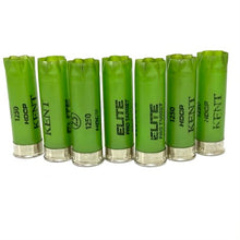 Load image into Gallery viewer, Lime Green Shotgun Shells 12 Gauge Hulls Spent Shotshells