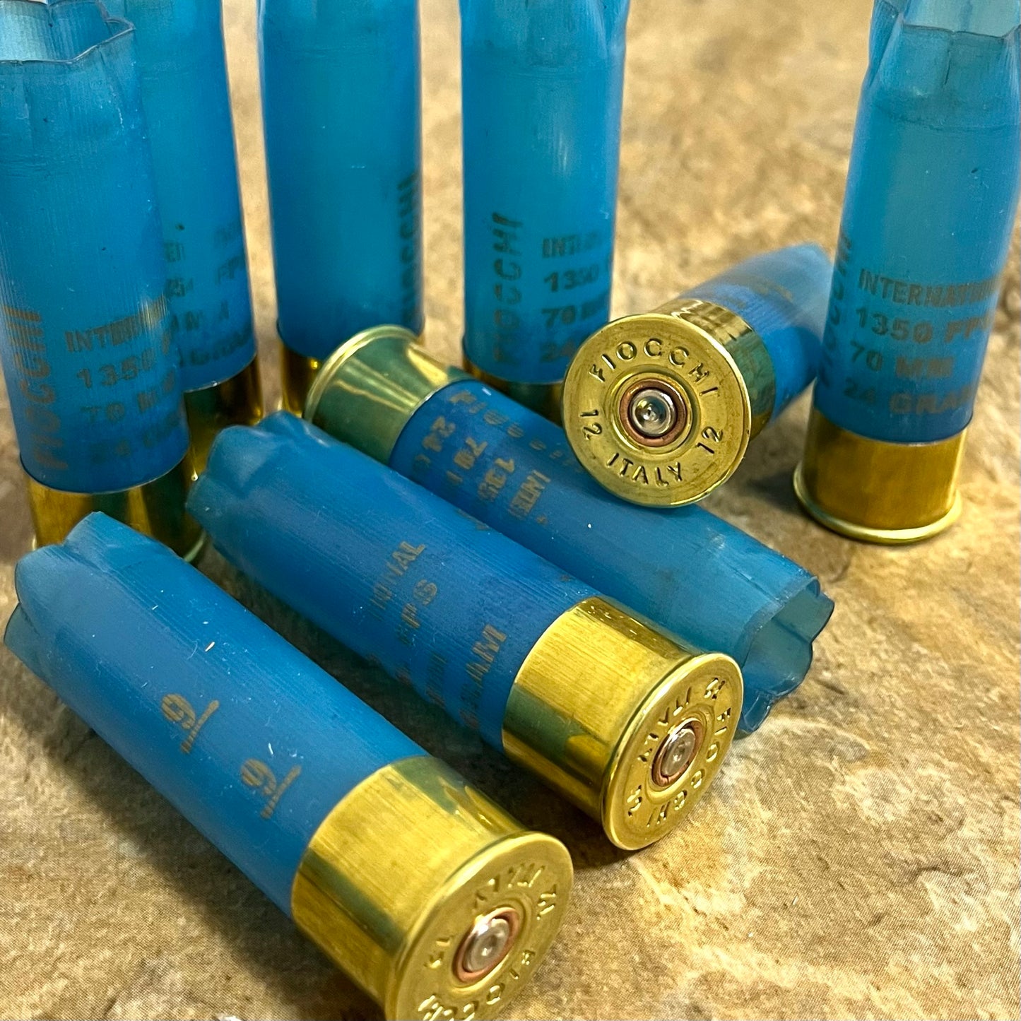 Fiocchi Light Blue High Brass Shotgun Shells 12 Gauge | 100 Pcs