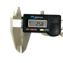 Load image into Gallery viewer, 38 Special Deprimed Polished Nickel Bullet Slices Qty 15 | FREE SHIPPING