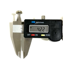 Load image into Gallery viewer, 38 Special Deprimed Polished Nickel Bullet Slices Qty 15 | FREE SHIPPING