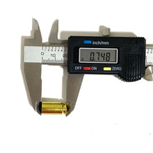 Load image into Gallery viewer, Deprimed Brass Shells 9MM Used Bullet Casings 9X19 Luger Once Fired Polished DIY Bullet Jewelry Ammo Crafts 100 Pieces | FREE SHIPPING