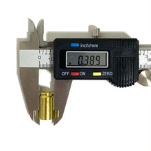 Load image into Gallery viewer, Deprimed Brass Shells 9MM Used Bullet Casings 9X19 Luger Once Fired Polished DIY Bullet Jewelry Ammo Crafts 100 Pieces | FREE SHIPPING