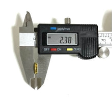 Load image into Gallery viewer, Deprimed 45 ACP Thin Cut Brass Polished Bullet Slices Qty 15 | FREE SHIPPING