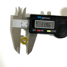 Load image into Gallery viewer, Deprimed 45 ACP Thin Cut Brass Polished Bullet Slices Qty 15 | FREE SHIPPING