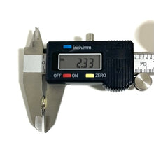 Load image into Gallery viewer, Nickel 40 Smith & Wesson Thin Bullet Slices Polished Deprimed Qty 15 | FREE SHIPPING