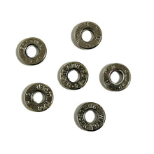 Load image into Gallery viewer, Deprimed 9MM Nickel Thin Cut Polished Bullet Slices Qty 15 | FREE SHIPPING