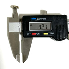 Load image into Gallery viewer, Deprimed 9MM Nickel Thin Cut Polished Bullet Slices Qty 15 | FREE SHIPPING