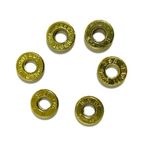 Load image into Gallery viewer, Deprimed 9MM Brass Thin Cut Polished Bullet Slices Qty 15 | FREE SHIPPING