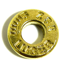 Load image into Gallery viewer, Deprimed 9MM Brass Thin Cut Polished Bullet Slices Qty 15 | FREE SHIPPING