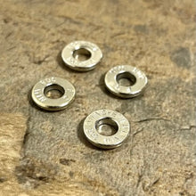 Load image into Gallery viewer, Deprimed 308 WIN Thin Cut Nickel Polished Bullet Slices Qty 15 | FREE SHIPPING