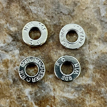 Load image into Gallery viewer, Deprimed 308 WIN Thin Cut Nickel Polished Bullet Slices Qty 15 | FREE SHIPPING