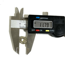 Load image into Gallery viewer, Deprimed 308 WIN Thin Cut Nickel Polished Bullet Slices Qty 15 | FREE SHIPPING