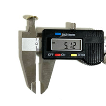 Load image into Gallery viewer, Deprimed 308 WIN Thin Cut Nickel Polished Bullet Slices Qty 15 | FREE SHIPPING