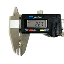 Load image into Gallery viewer, Nickel 380 Auto Thin Cut Polished Bullet Slices For Jewelry