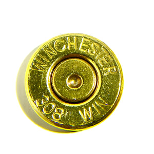 Winchester Brand 308 Brass Bullet Slices With Primer Polished | Qty 15 | FREE SHIPPING